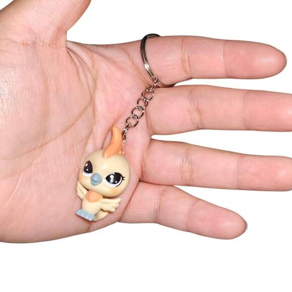 LPS Upcycled Igna Cockatoo Cacatutu Keychain - Picture 3 of 3